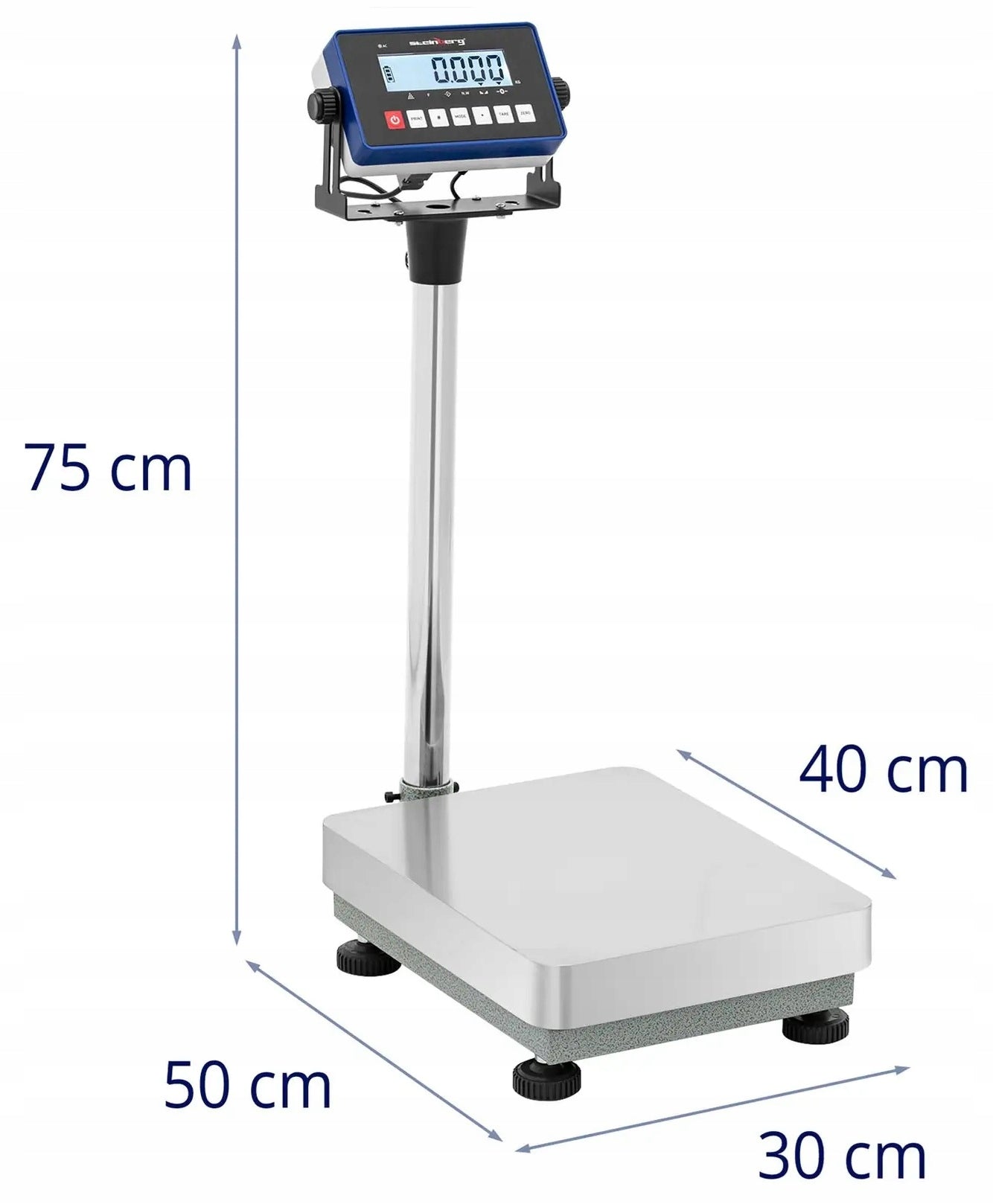Platform scale 30kg/0,001kg 30x40cm STEINBERG SBS-PF-30/1S 10030813 Manufacturer code SBS-PF-30/1S