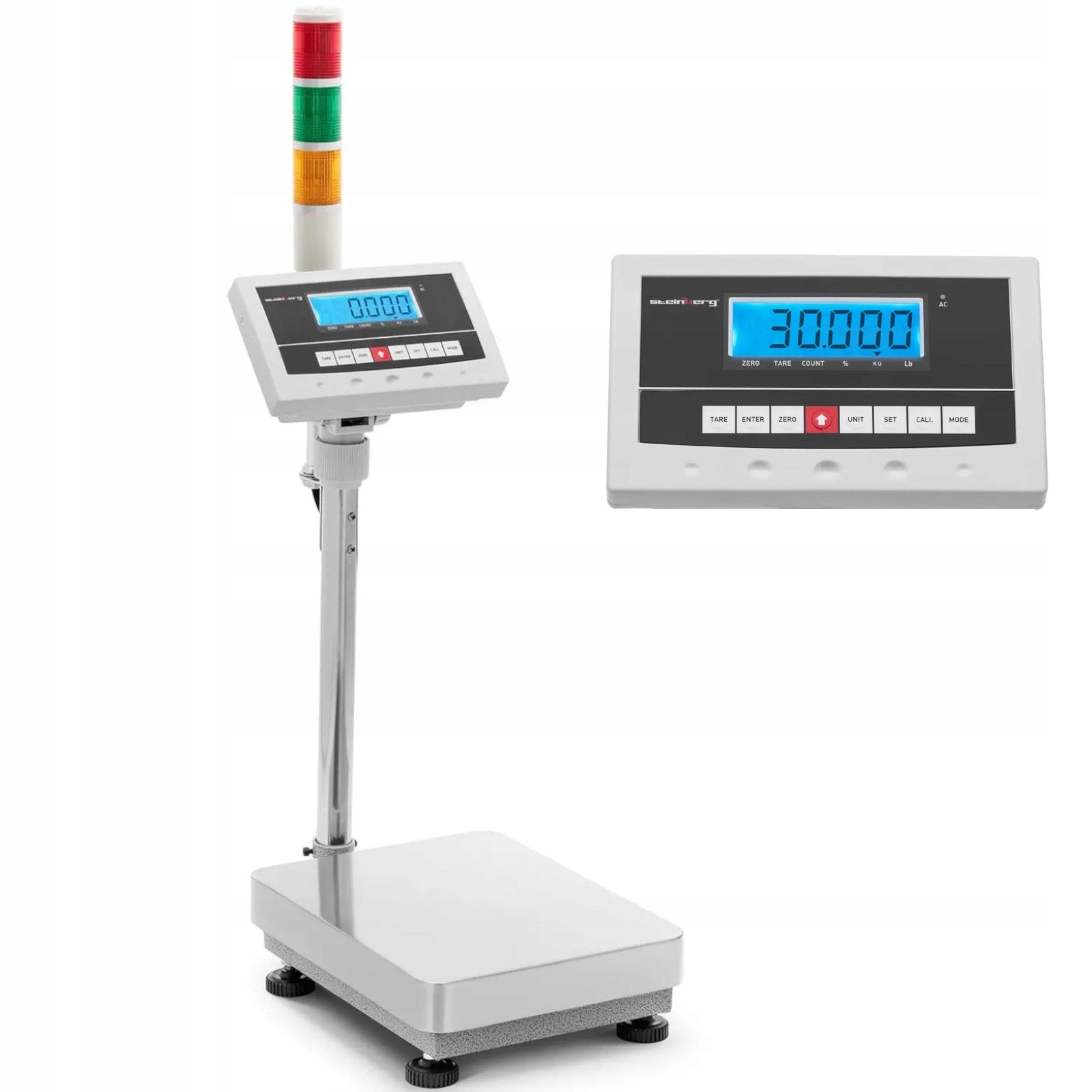 Platform scale 30kg accuracy 0,001kg LCD stainless steel