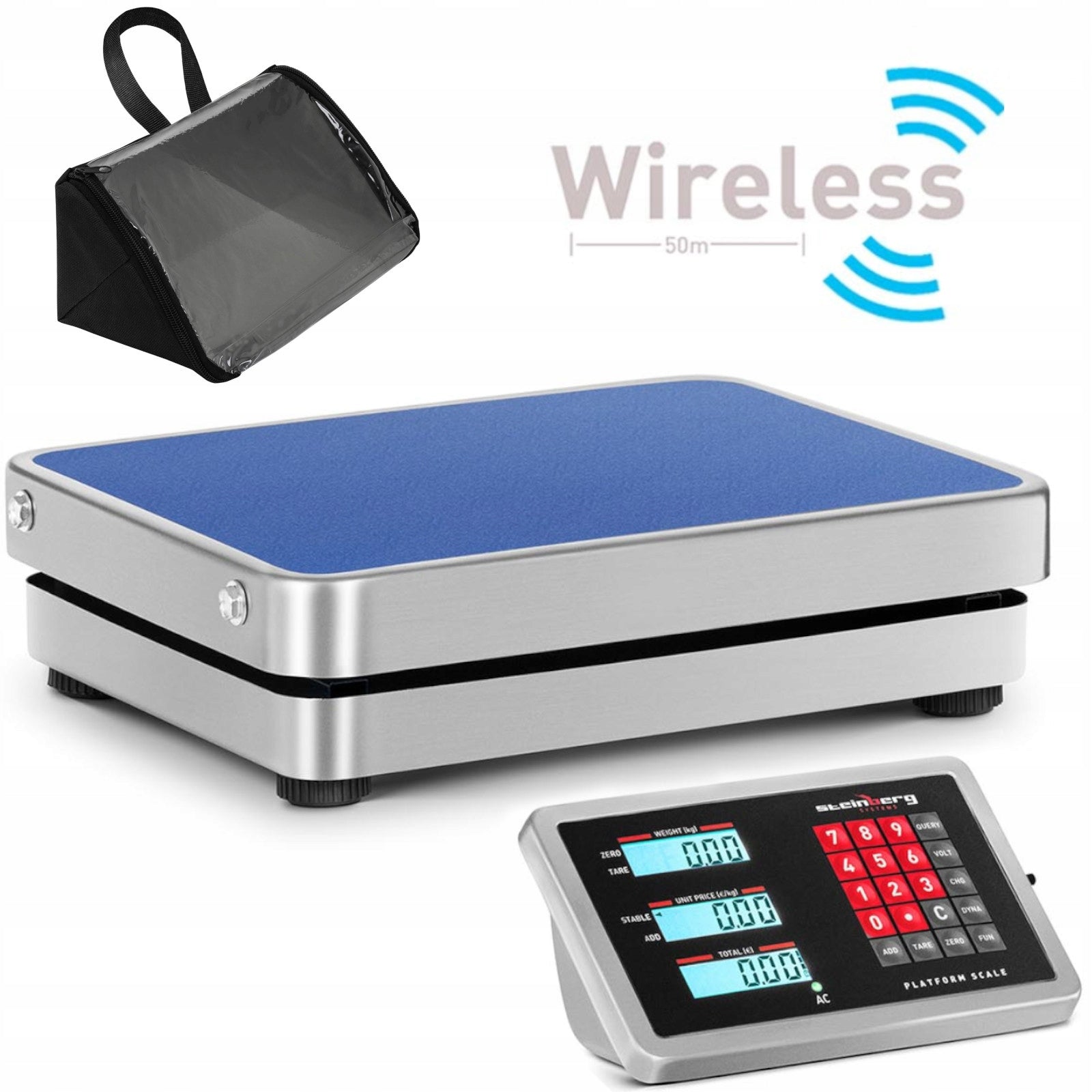 Platform scale wifi SBS-PF-100W 100 kg 0,01 kg 300x400 mm lcd