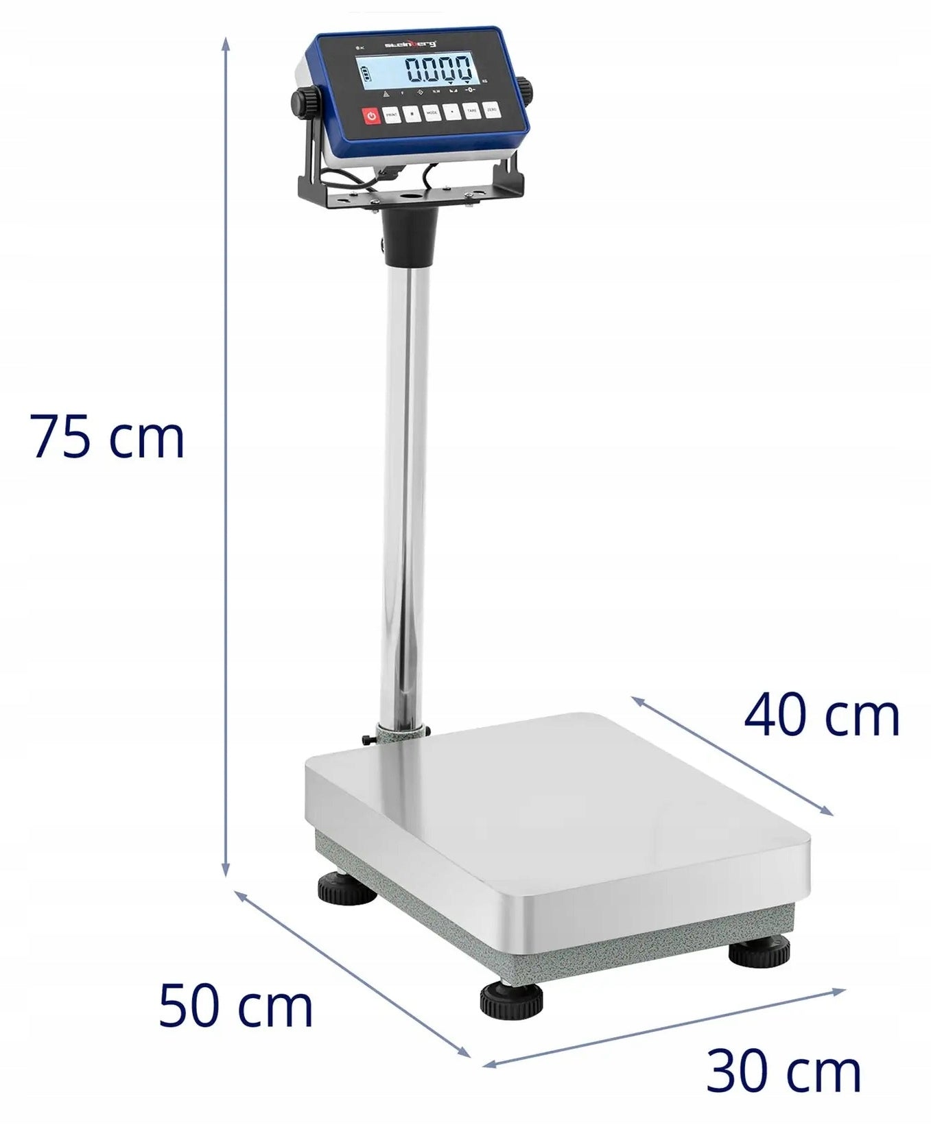Platform weight 60kg/0,002kg 30x40cm kg/lb STEINBERG SBS-PF-60/2S Manufacturer code SBS-PF-60/2S