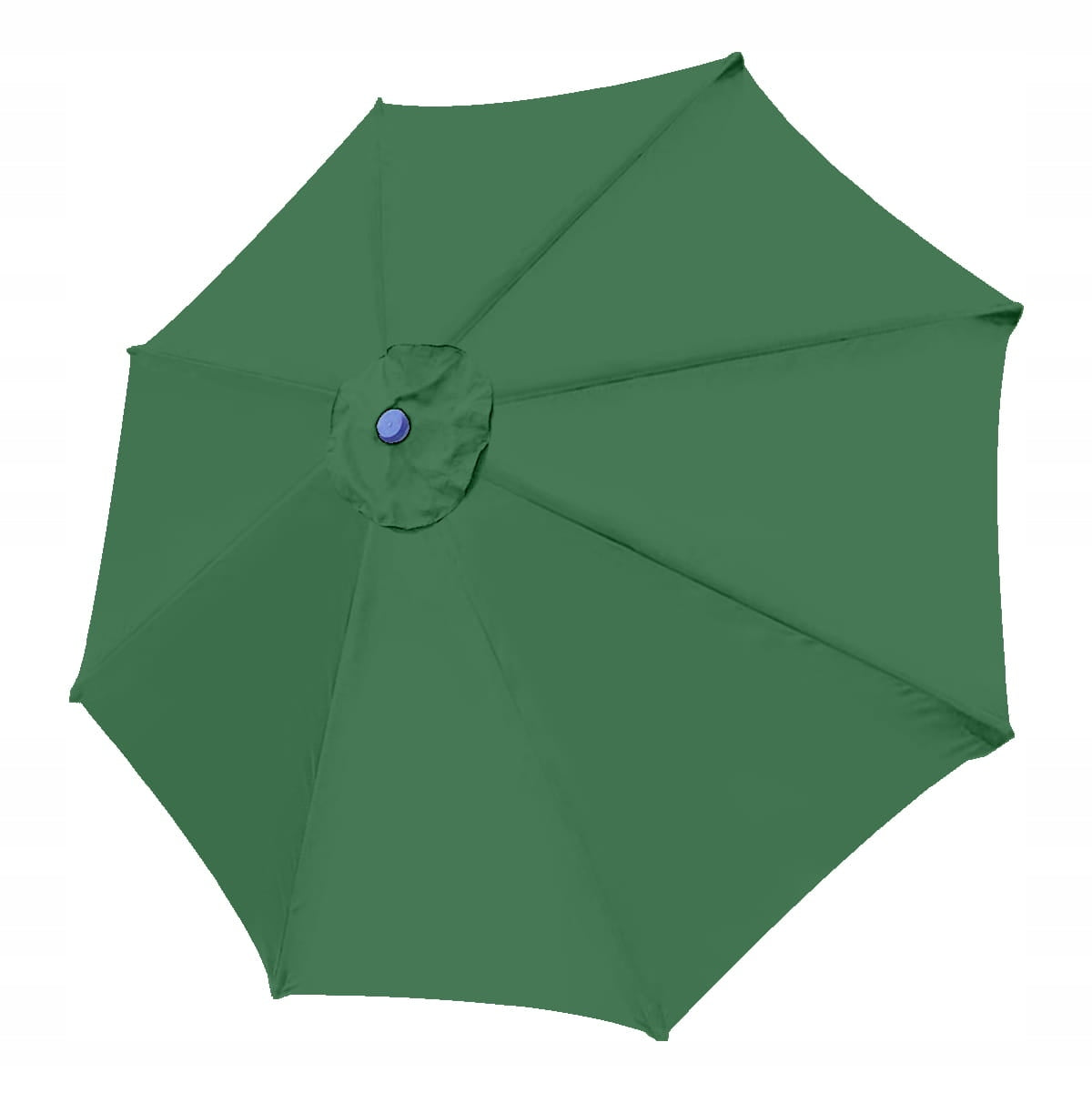 Plating Removable Material Garden Umbrella 300 cm 8 Arm Green
