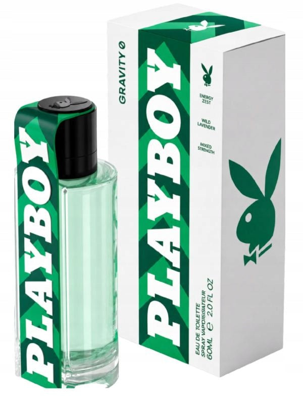 Playboy eau de toilette for men, 60 ml, Energy Gravity