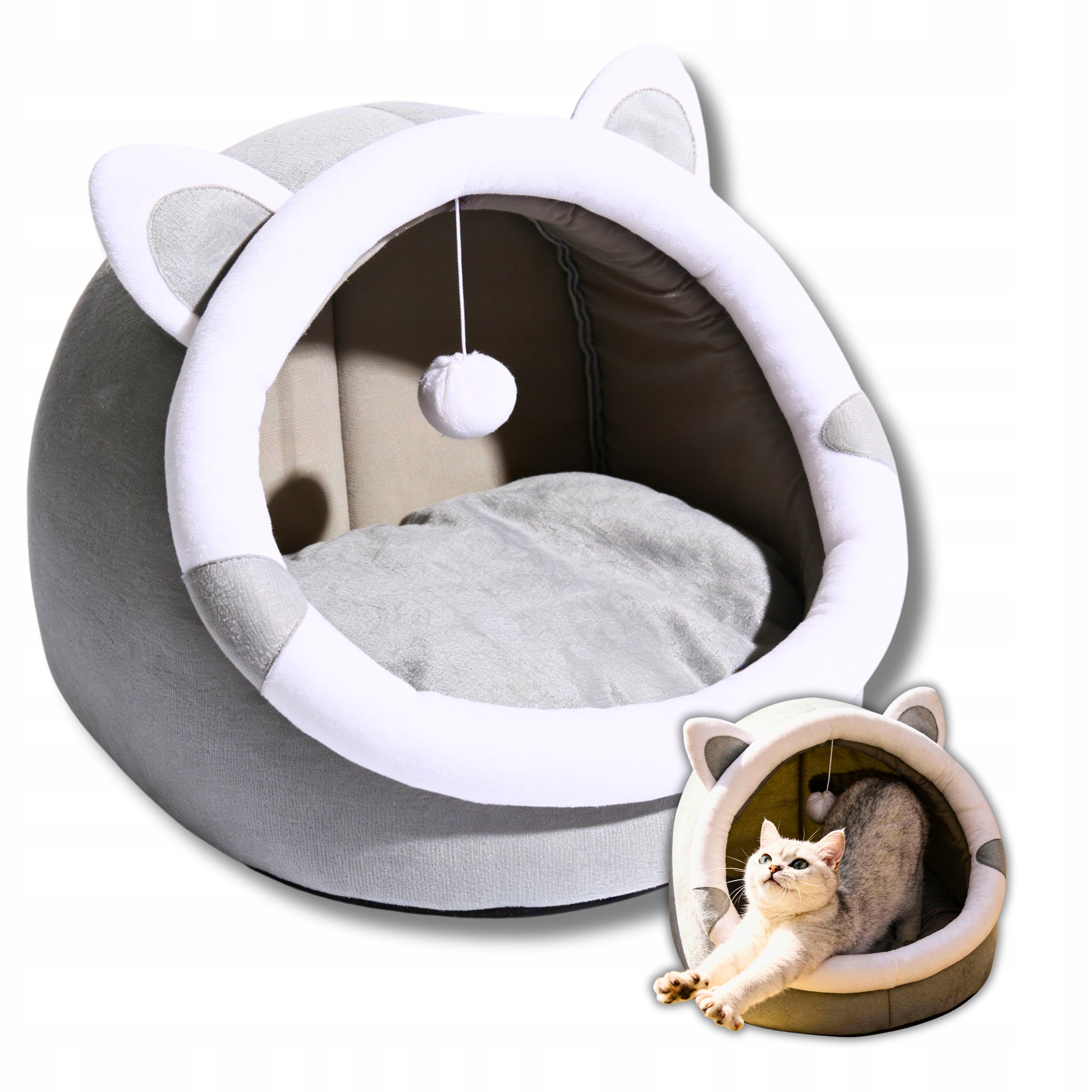 Playpen Bed Dog Booth Soft Plush With Toy Large XL