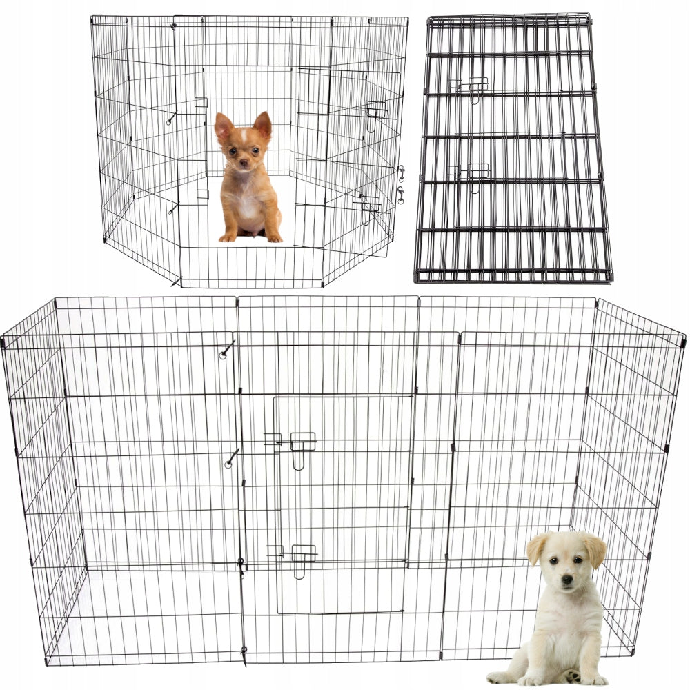 Playpen Cage Folding For Dog Puppies Rabbit Pig 160x76cm L Packaging status original