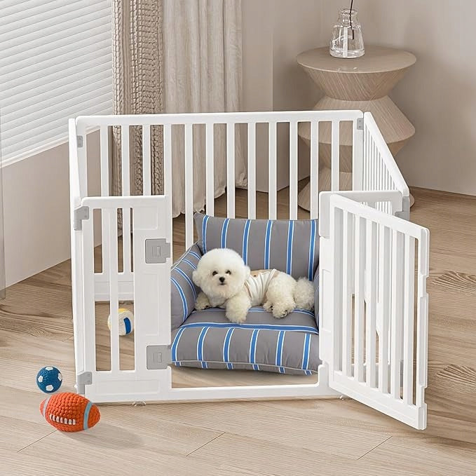 Playpen For Puppies Gupamiga Folding Runway With Doors White 89x89x58cm Packaging status original