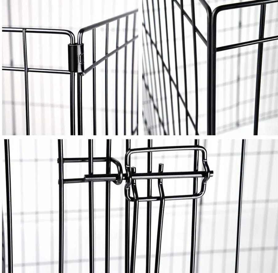 Playpen Modular Cage For Dog Cat Rabbit Catwalk Farm Folding 61X61 cm Length 61 cm