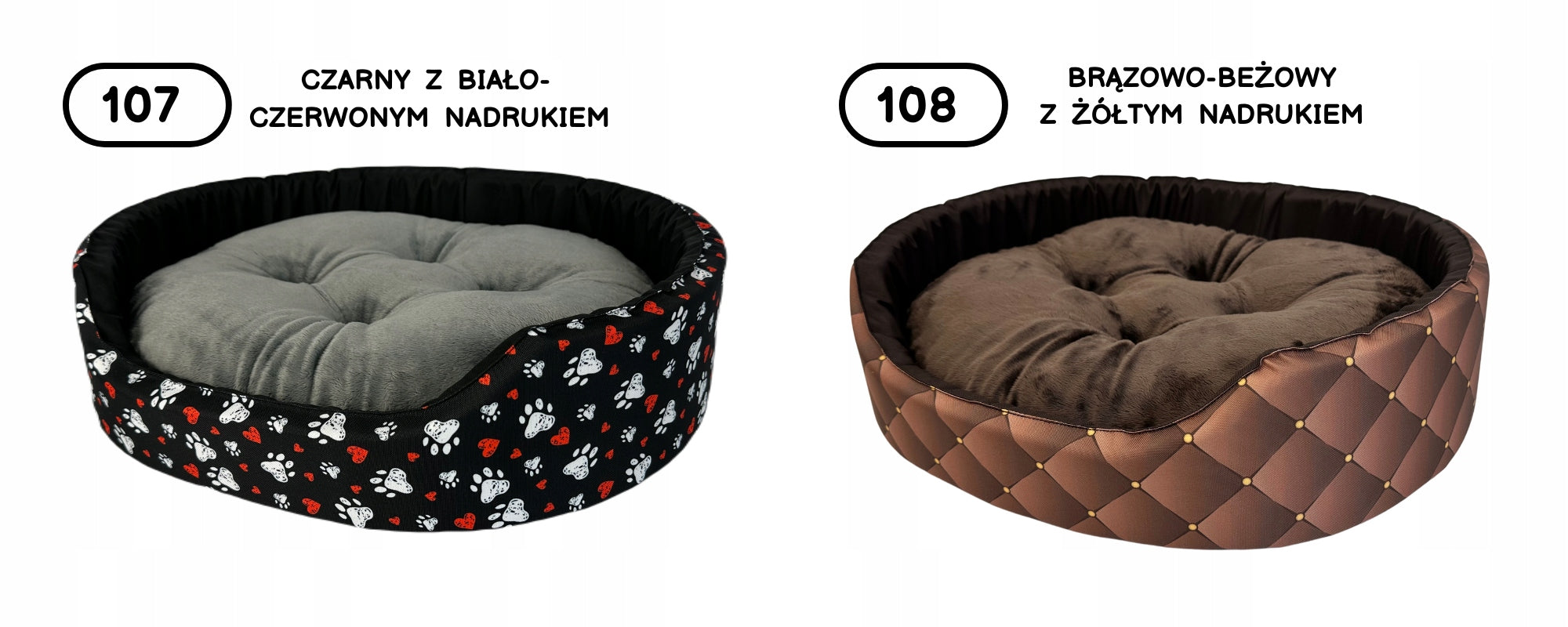 Playpen bed, bed for dogs and cats M, waterproof, with a pillow LARGE CHOICE Length 57 cm