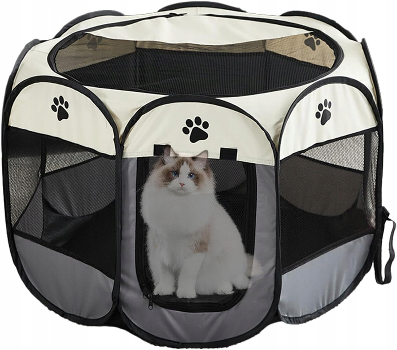 Playpen bed cat dog cage 81x81x58 transporter folding dog house