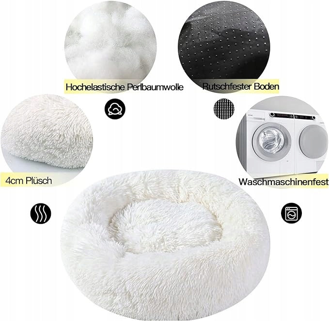 Playpen bed for dogs and cats, WHITE COLOR 50 cm 50x50 Brand O´ lala Pets