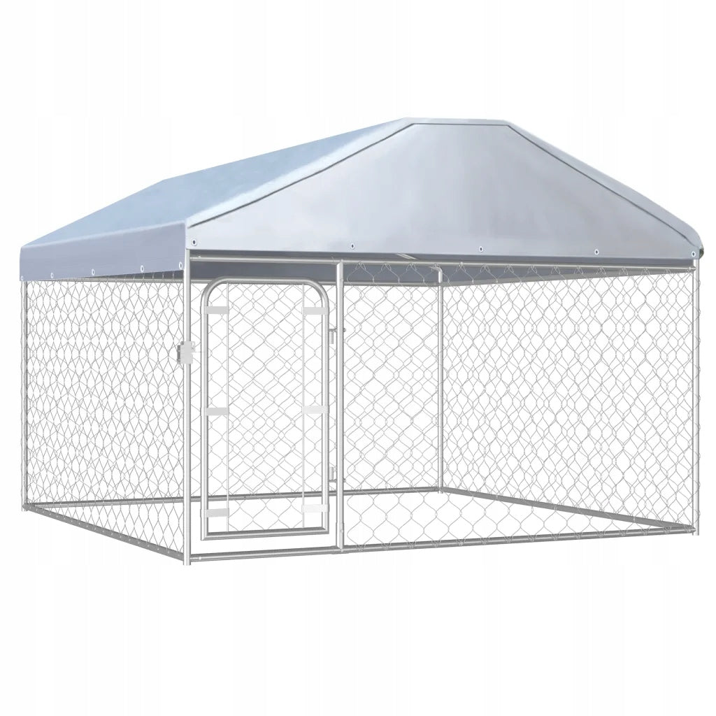 Playpen for dog with roof, 200 x 200 x 135 cm Length 200 cm