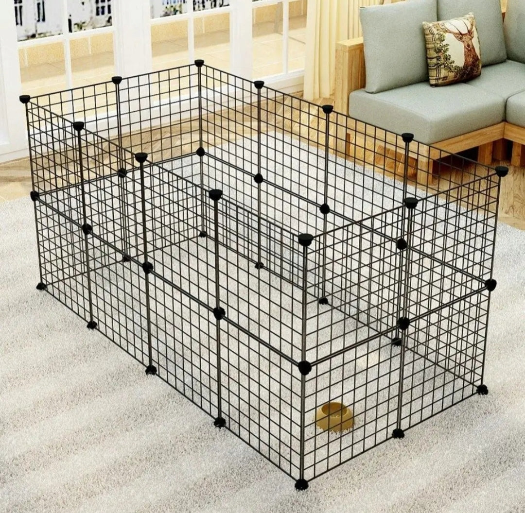 Playpen large modular bunk cage 24 panels 30 cm EAN (GTIN) 0785614014574