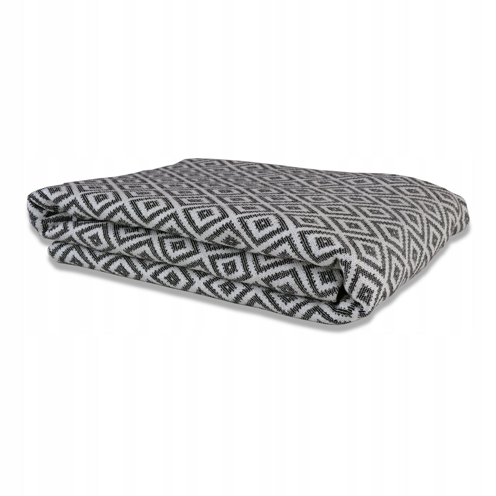 Pled Blanket Bamboo Cotton Vigo 150x210 Grey Delicate Soft