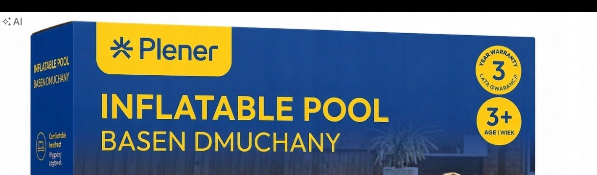 Plener Inflatable pool 2,7,2 one cm blue