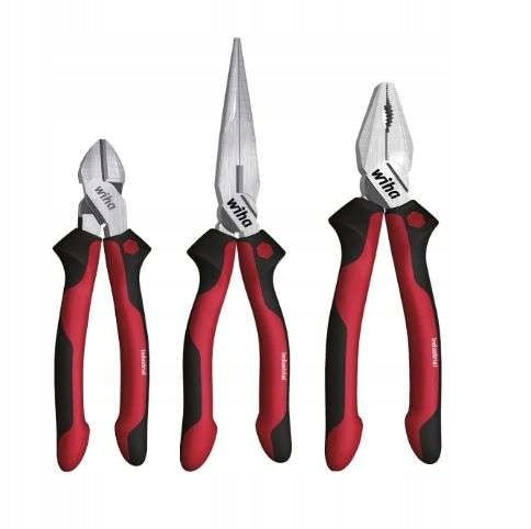 Pliers Wiha Industrial Set of 3 Universal Cutting Combinations Manufacturer code 45667