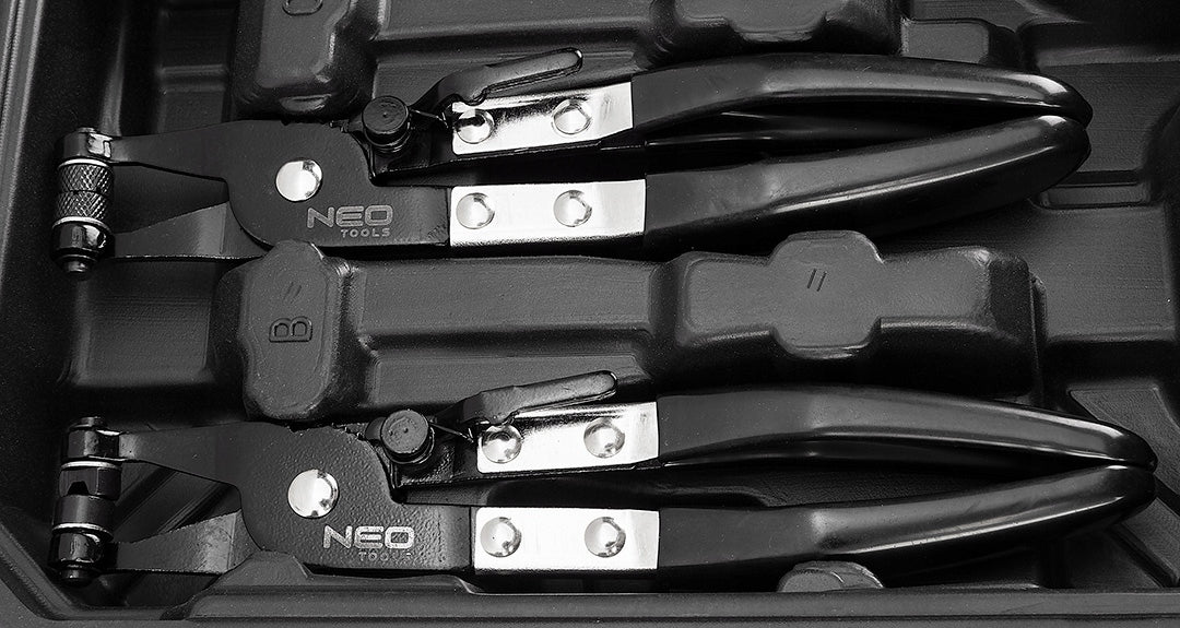 Pliers for clamps, set of 9 pcs. Manufacturer code 11-228
