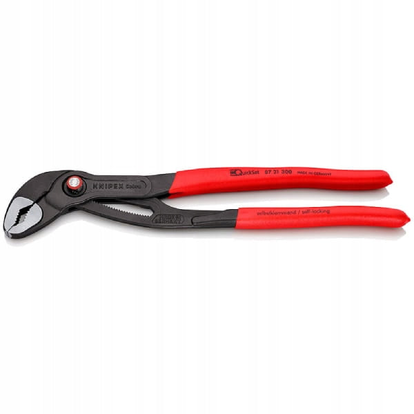 Pliers pipe wrench Cobra 300 mm QuickSet KNIPEX (8721300) Manufacturer code 87 21 300