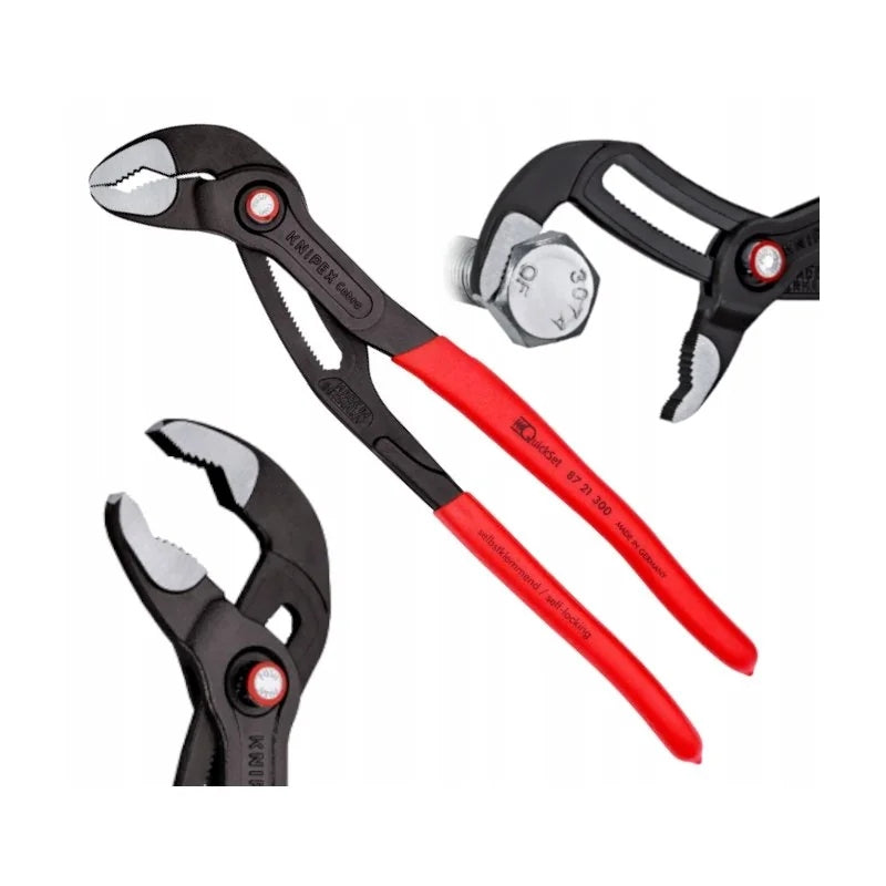 Pliers pipe wrench Cobra 300 mm QuickSet KNIPEX (8721300)