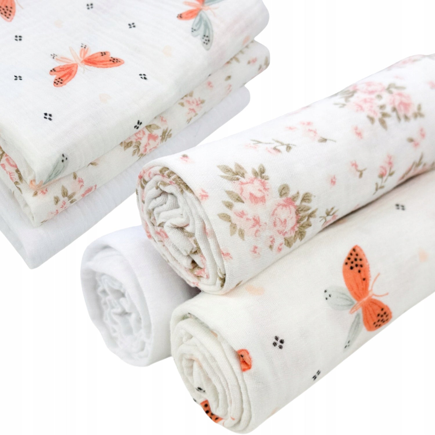Plumeri Muslin diapers color set 3 pcs. 70x70 cm