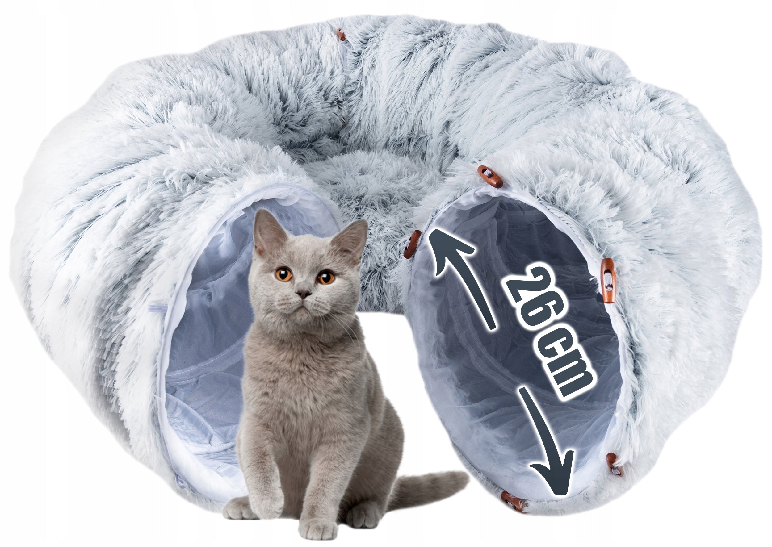 Plush Bed Dog Cat Pillow Soft Tunnel Cottage Toy 4in1 Kind bed
