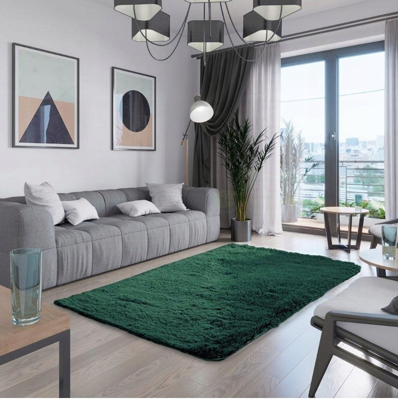 Plush Shaggy Carpet Fluffy For Living Room Soft 160x230 Rectangle Fur Color multicolor