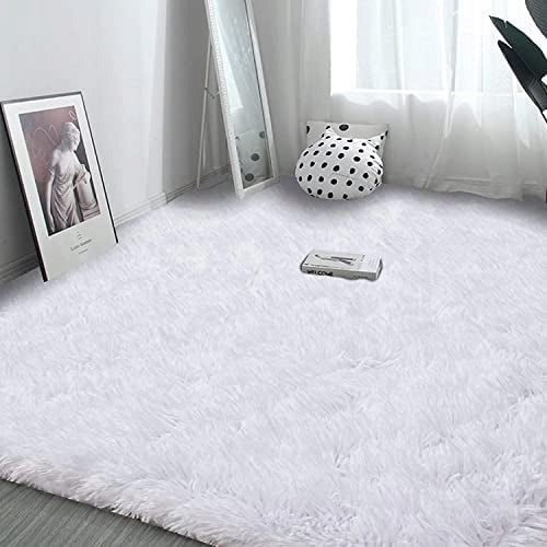 Plush Shaggy Rug Fluffy For Living Room Soft 140x200 Rectangle Fur Color multicolor