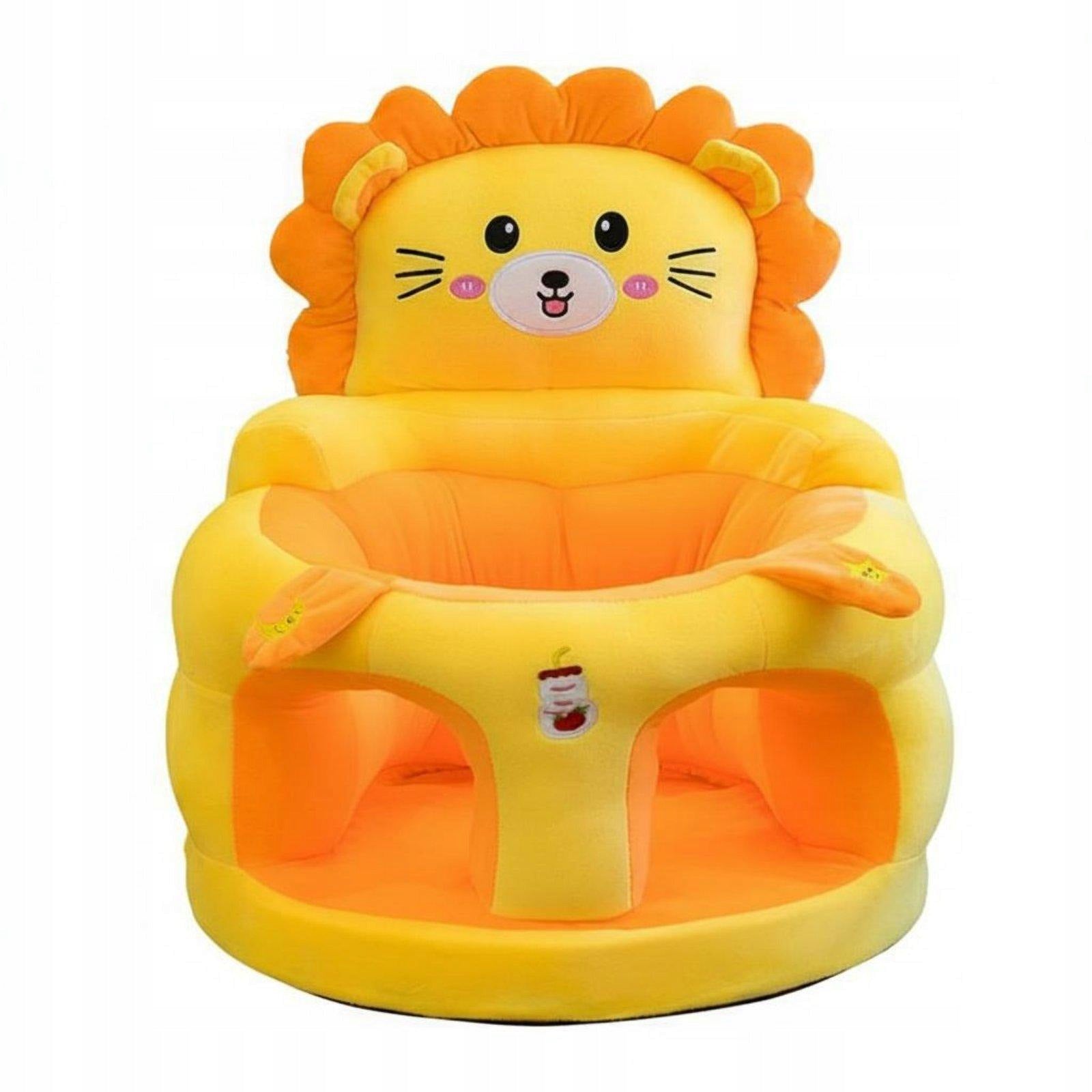 Plush Velvet Child Support Seat Anti Fall Infant Sofa Chair Baby Lion