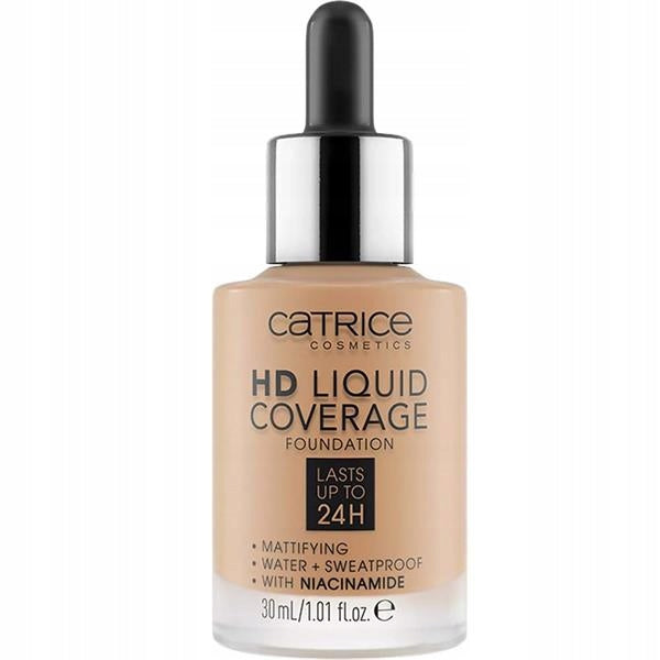 Flüssiggrundierung Catrice HD Liquid Coverage Nr. 050 Rosy Ash, 30 ml
