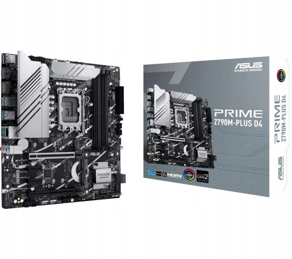 Mainboard|ASUS|Intel Z790|LGA1700|MicroATX|Speicher DDR4|Speichersteckplätze 4|2xPCI-Express 4.0 1x|1xPCI-Express 4.0 16x|1xPCI-Express 5.0 16x|3xM.2|1x15pin D