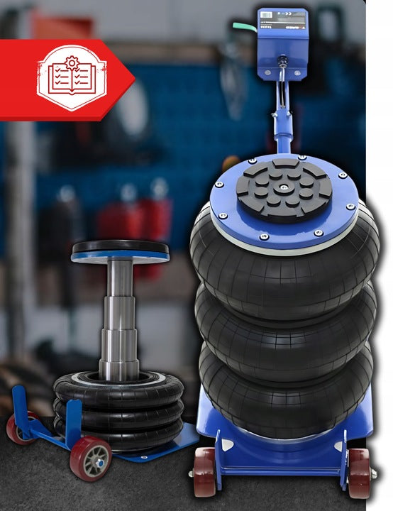 Pneumatic Lift Professional Strong Snowman 3,5T HEAVY DUTY + Rubber Brand Tagred