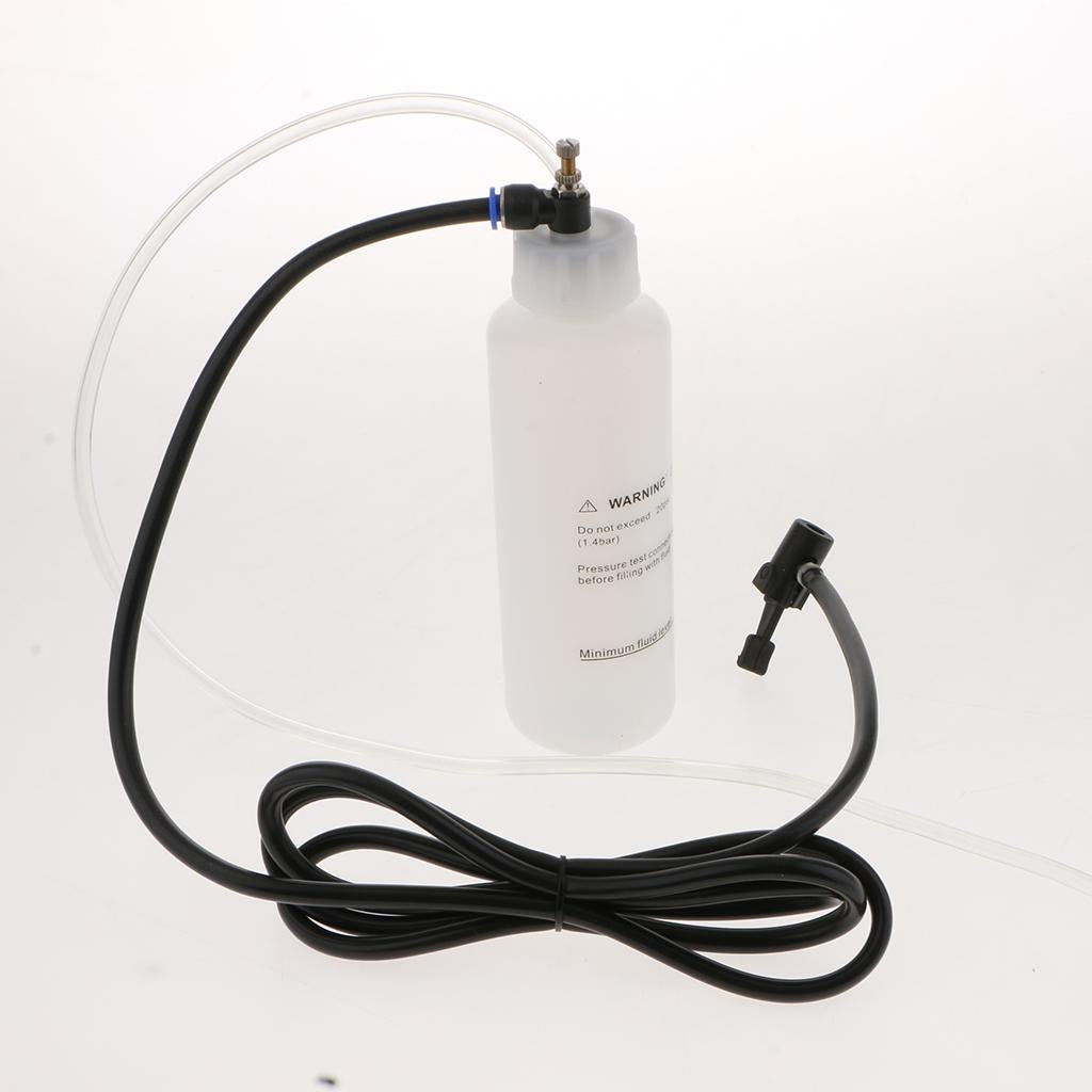 Pneumatic brake fluid Bleeder w/ 4 Master cylinder adapters for power Brand no brand