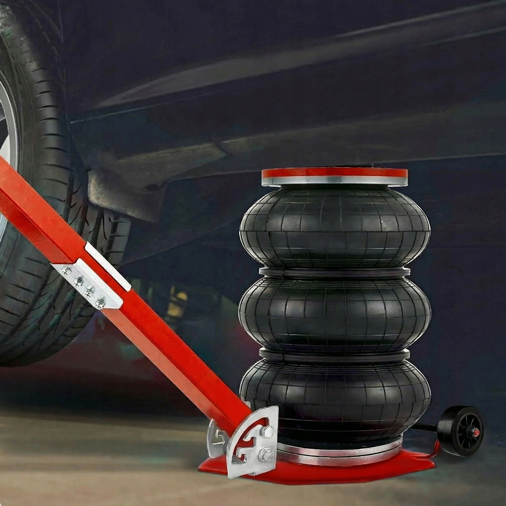 Pneumatic lift SNOWMAN 3,5T STRONG car cushion 135-410CM Brand Cyklon