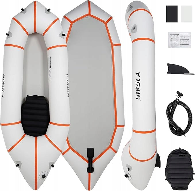 Pneumatic river kayak Packraft Hikula 235 cm 1-person