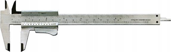 Pocket caliper, with fixing screw 150mm 1/50, 1/1000 FORTIS