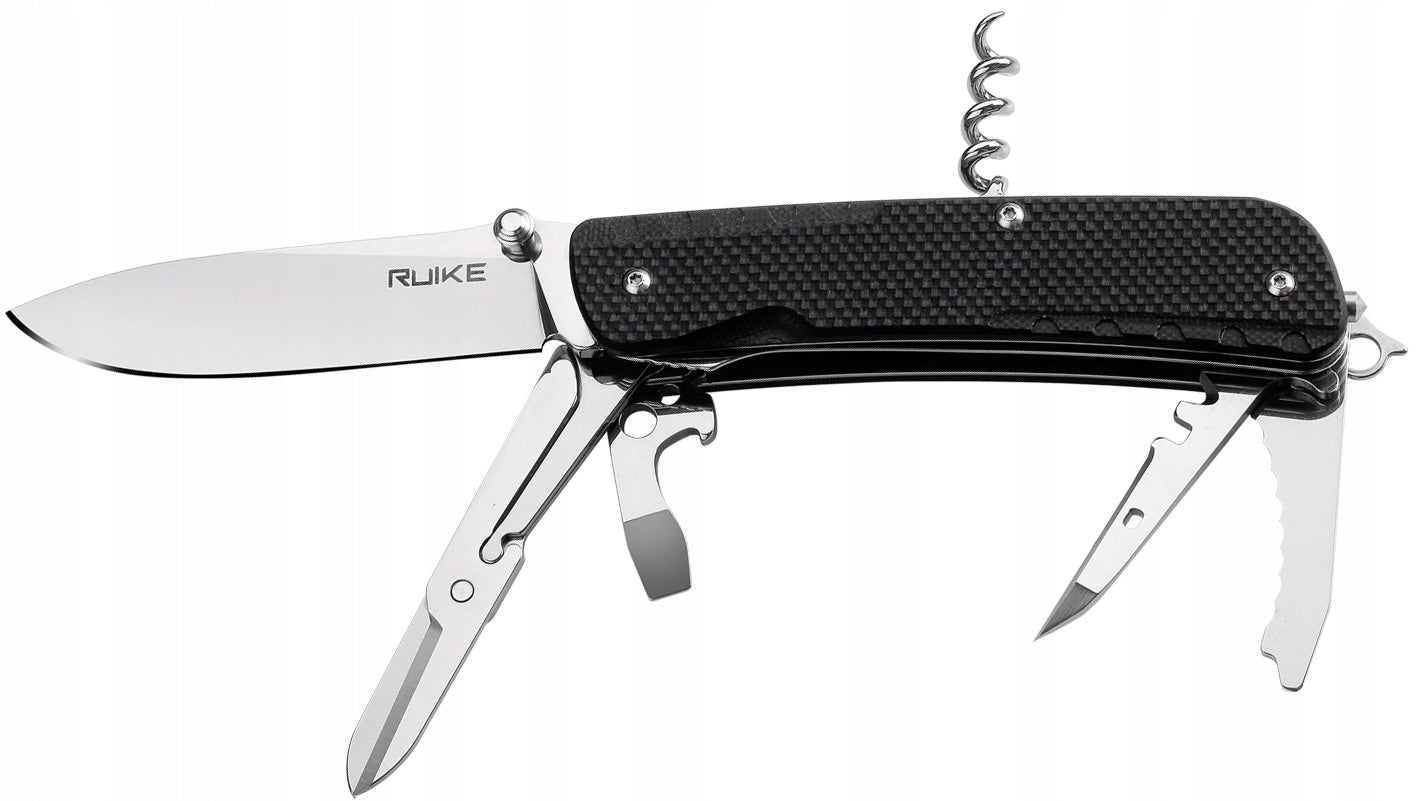 Pocket knife Ruike LD31-B folding, multifunctional, black Manufacturer code LD31