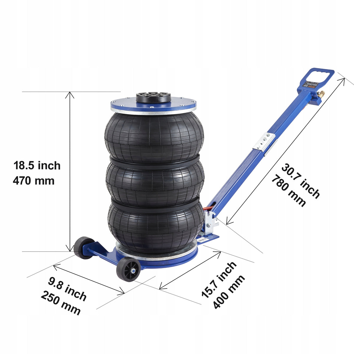 Podnośnik Pneumatyczny 5000KG Bałwanek 5T 14-47cm EAN (GTIN) 0840349931548