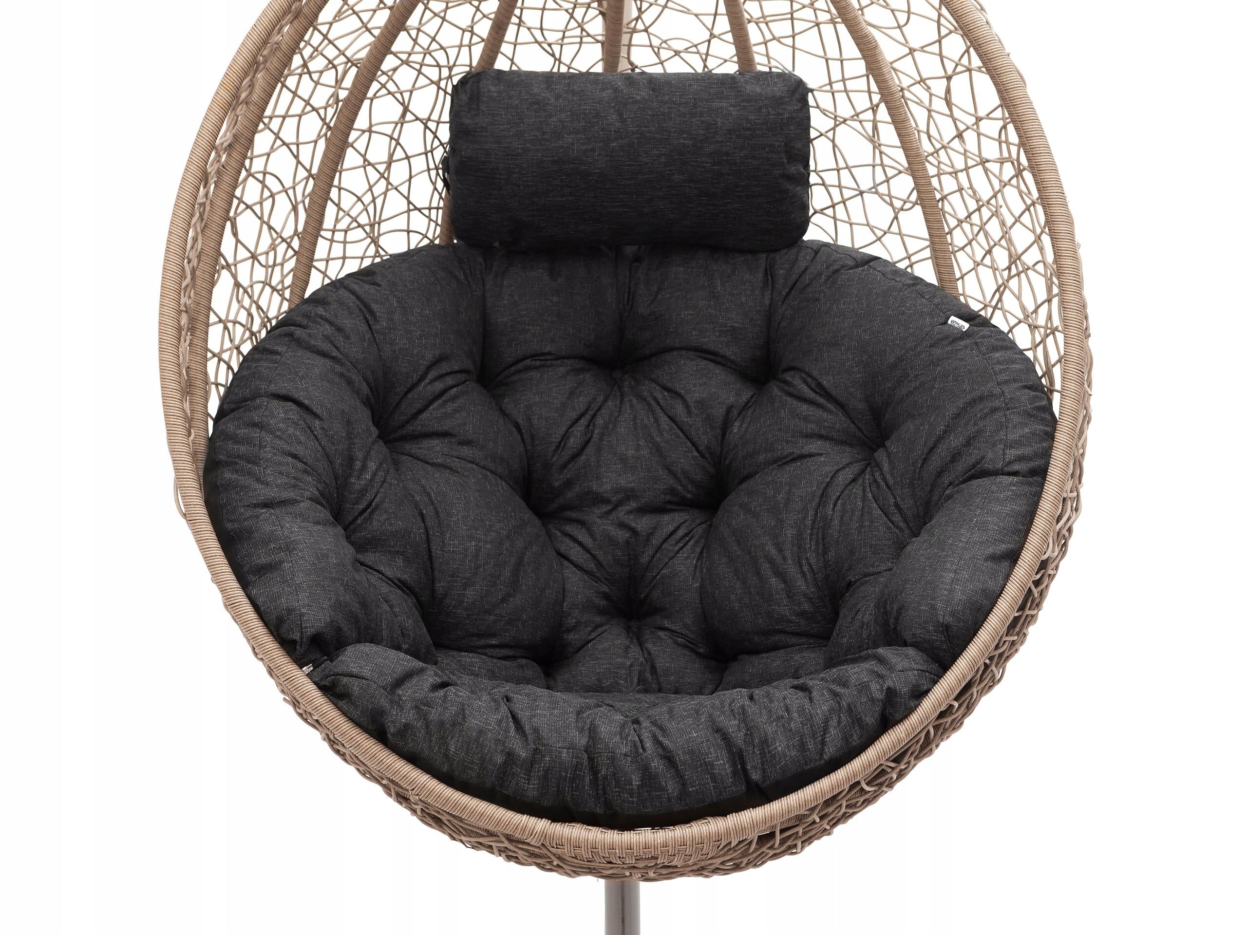 Pagalvė pakabinamam supamam krėslui Hobbygarden Luna Ekolen, juoda