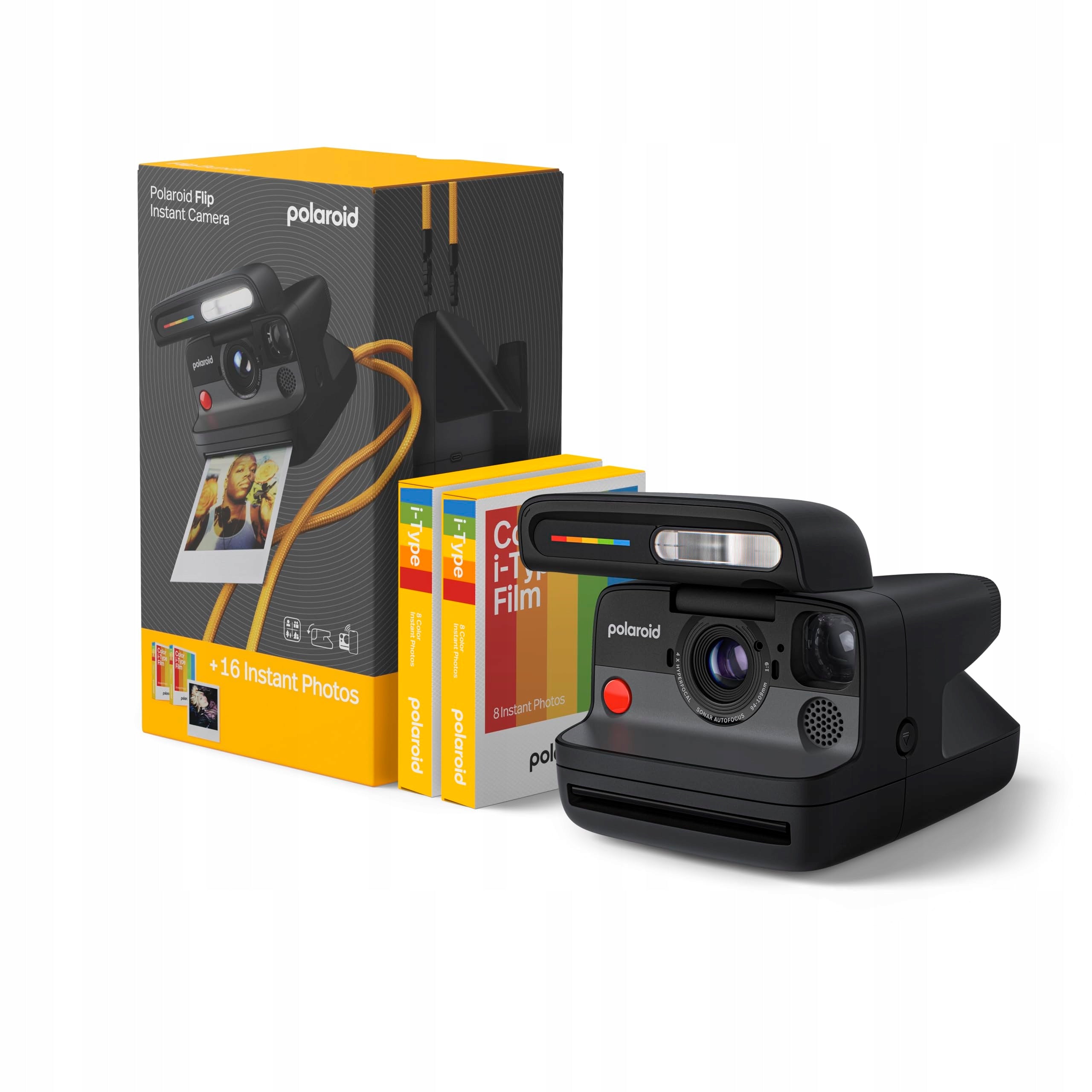 Polaroid Flip Camera Black + Video 16 Photos