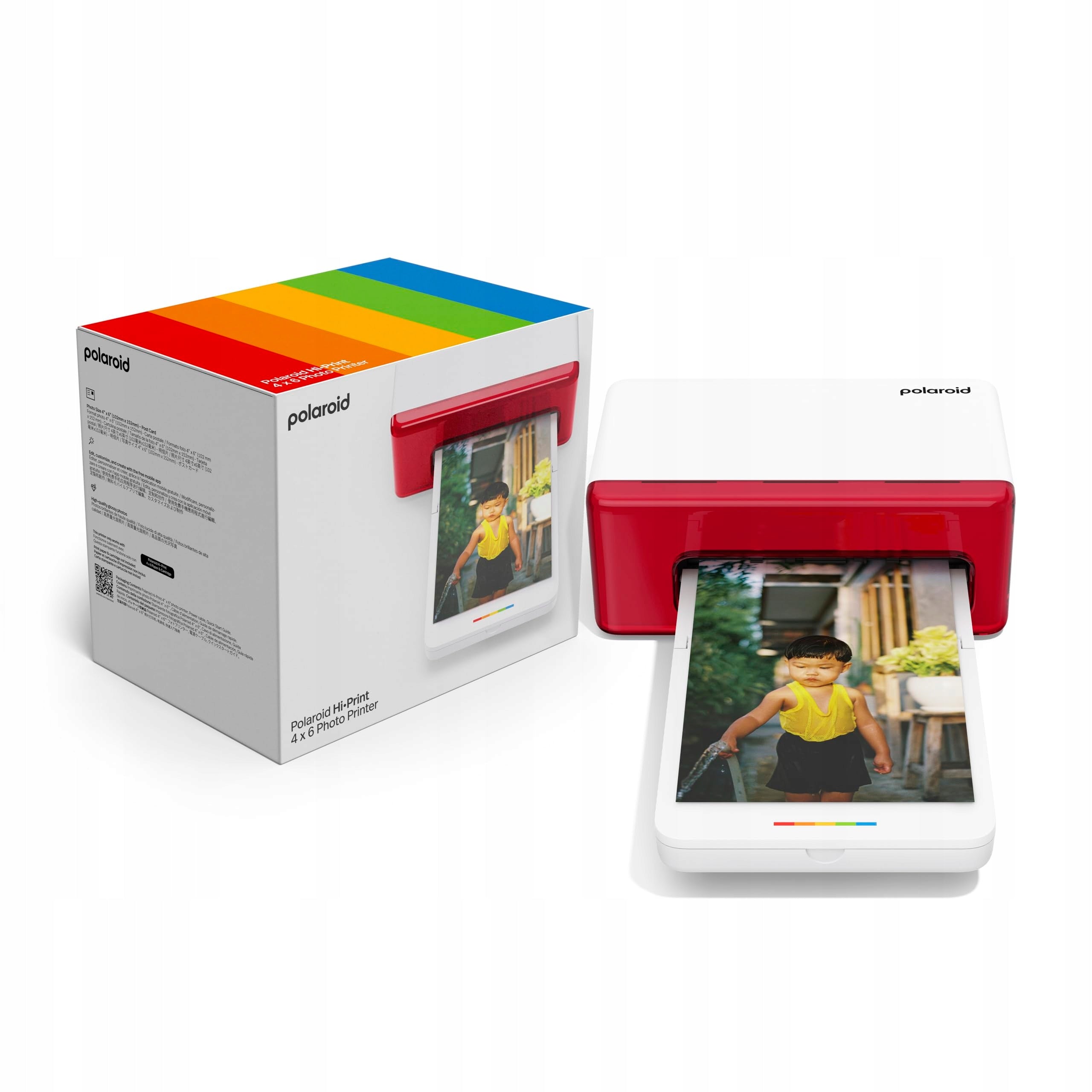 Polaroid Hi-Print 4x6 Bluetooth photo printer white 9165