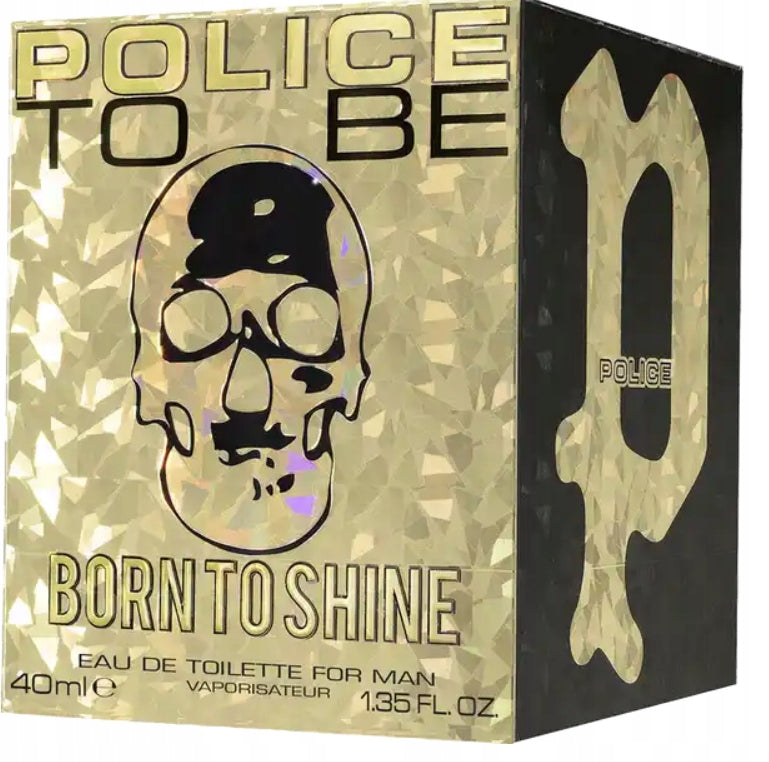 Police To Be Born To Shine For Man 40ml Eau De Toilette Men Perfume EDT Brand Police