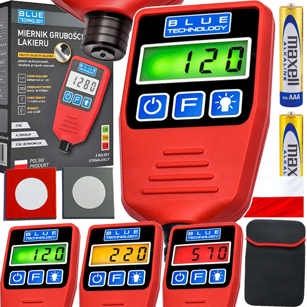 Polish Paint Thickness Meter Sensor Tester P-13-AL Alu Steel.