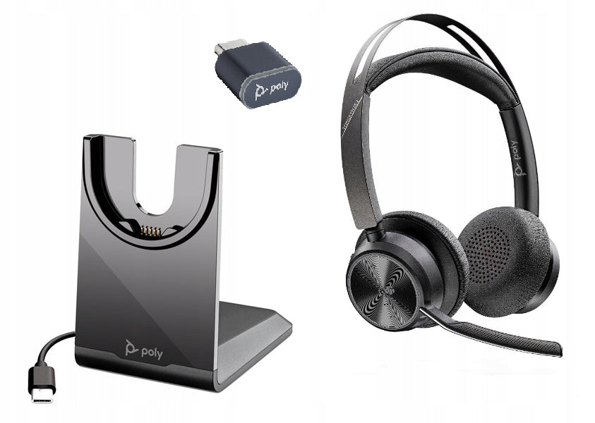 Poly Voyager Focus 2 UC Wireless On-Ear Headphones Manufacturer code 214433-02