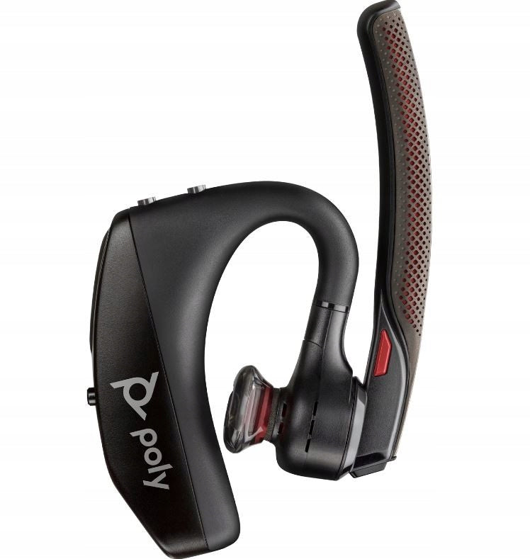 Poly Wireless On-Ear Black Bluetooth Headphones with Microphone