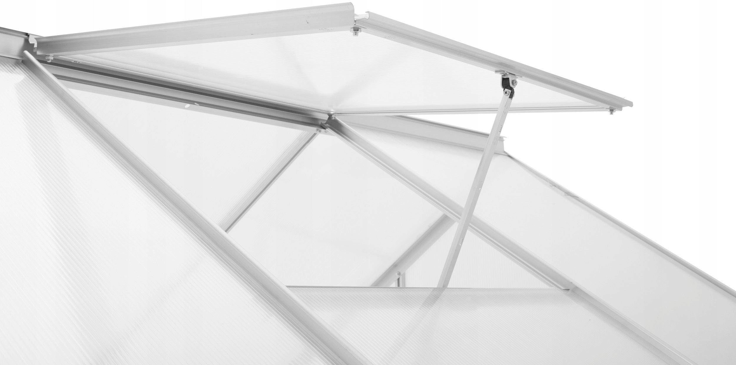 Polycarbonate Garden Greenhouse ALUMINUM FRAME High Quality 190x190cm Manufacturer Konifera