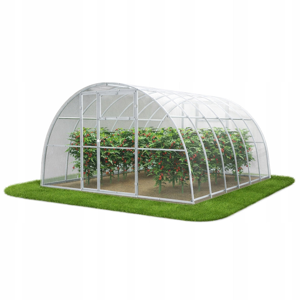 Polycarbonate Greenhouse Garden Tunnel 3,5x4m Profiles 40x20 Galvanized 8mm