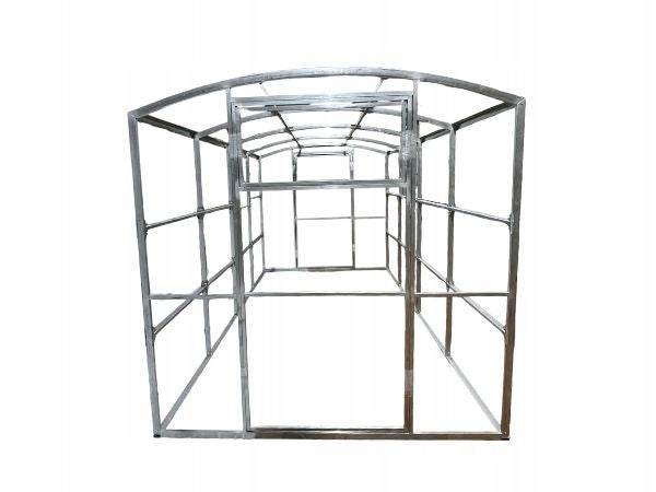 Polycarbonate greenhouse 2.5x4 m tunnel PW 6mm profile 40x20mm ETL Gera-2.5 Length 4 m