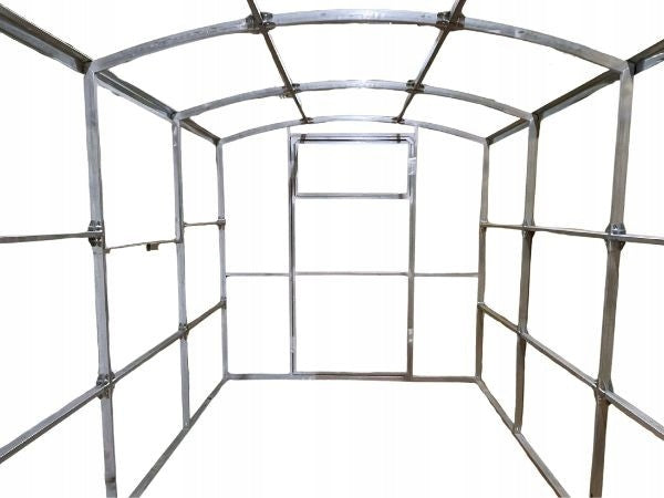 Polycarbonate greenhouse 2.5x4 m tunnel PW 6mm profile 40x20mm ETL Gera-2.5 Width 2.5 m