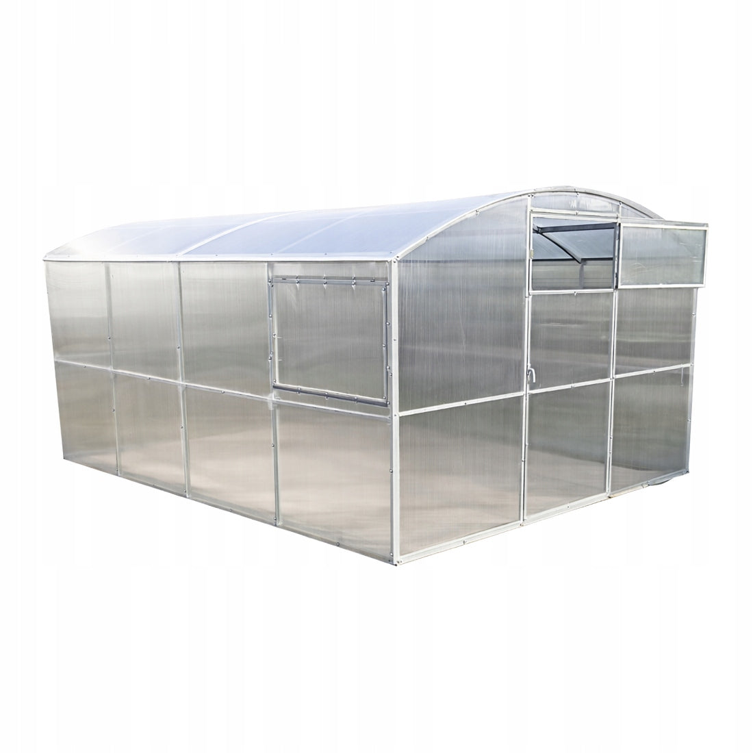 Polycarbonate greenhouse straight walls 3x4 m 6 mm profile 40x20mm ETL Gera-3