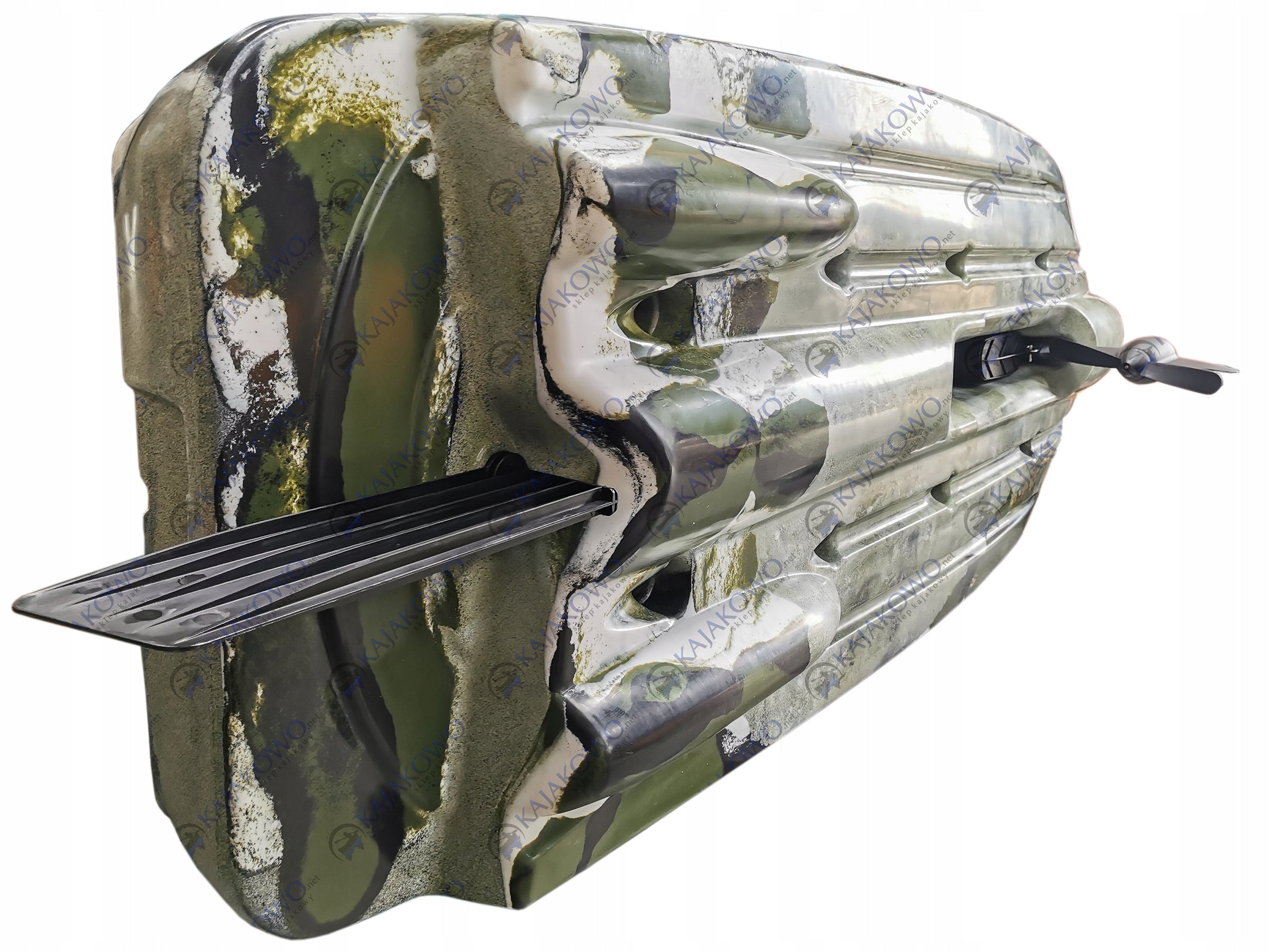 Polyethylene Fishing Kayak WHISKY 8 Pedal Drive PeddalCrow Length 253 cm