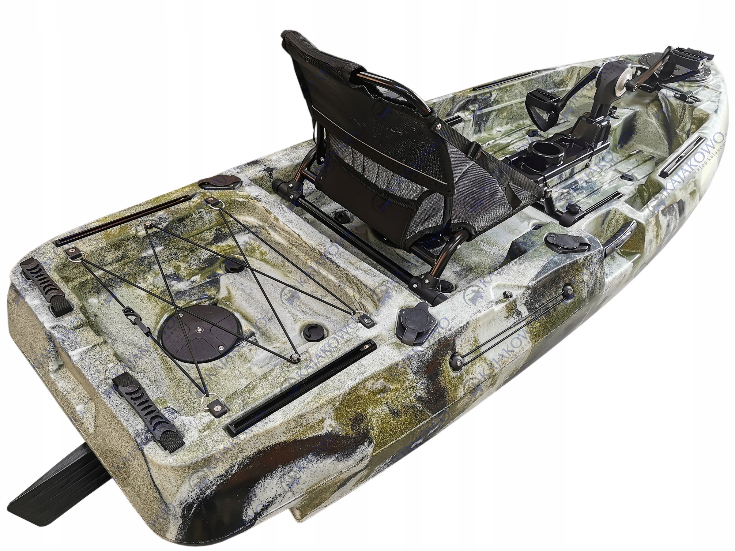 Polyethylene Fishing Kayak WHISKY 8 Pedal Drive PeddalCrow Model Whisky 8 Peddal Crow