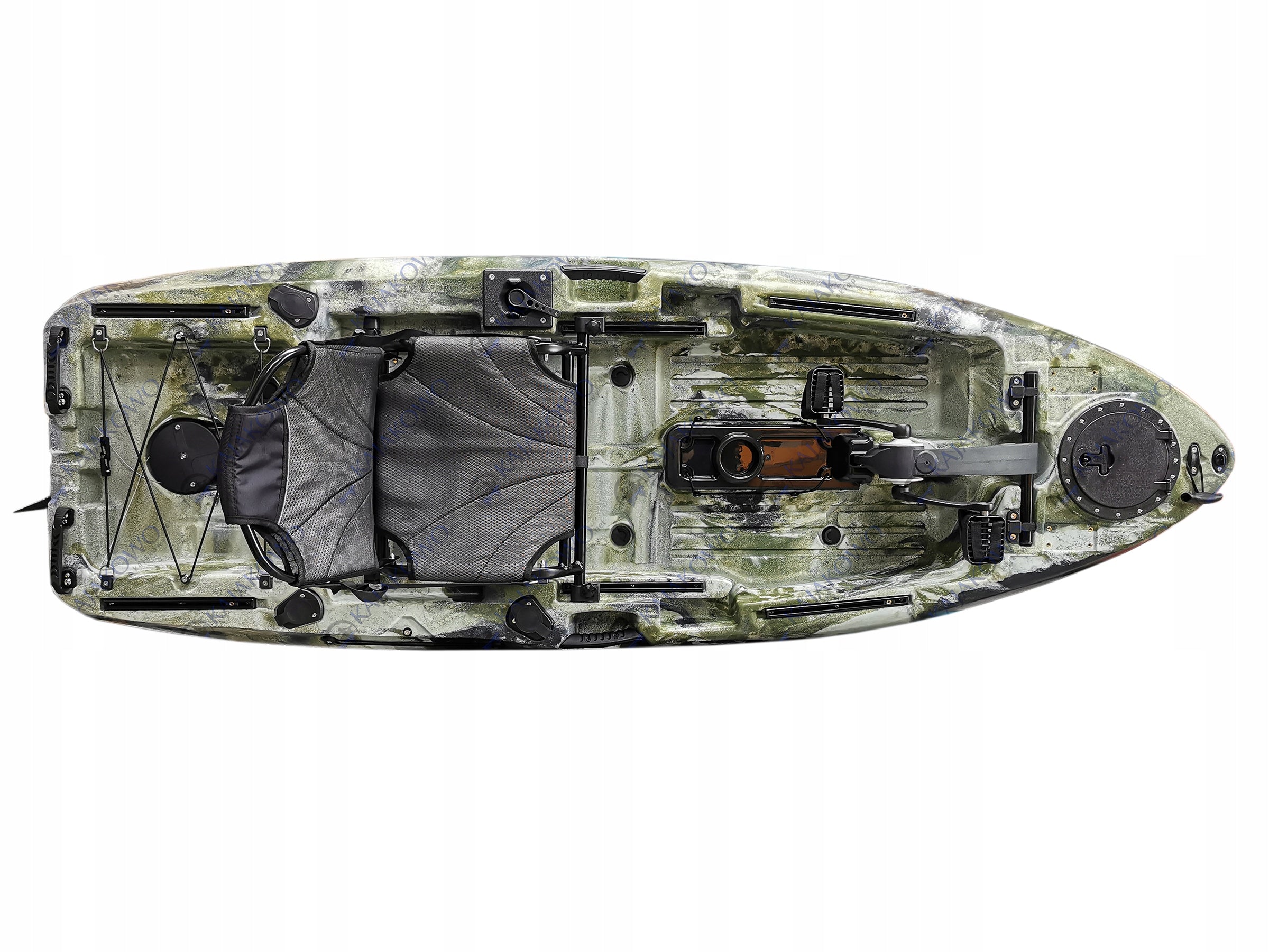 Polyethylene Fishing Kayak WHISKY 8 Pedal Drive PeddalCrow Number of seats 1